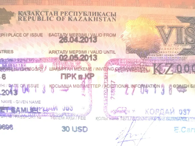 Visa Kazakhstan