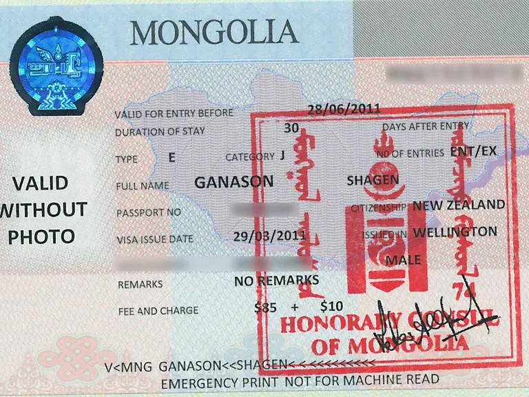 Visa Mongolia