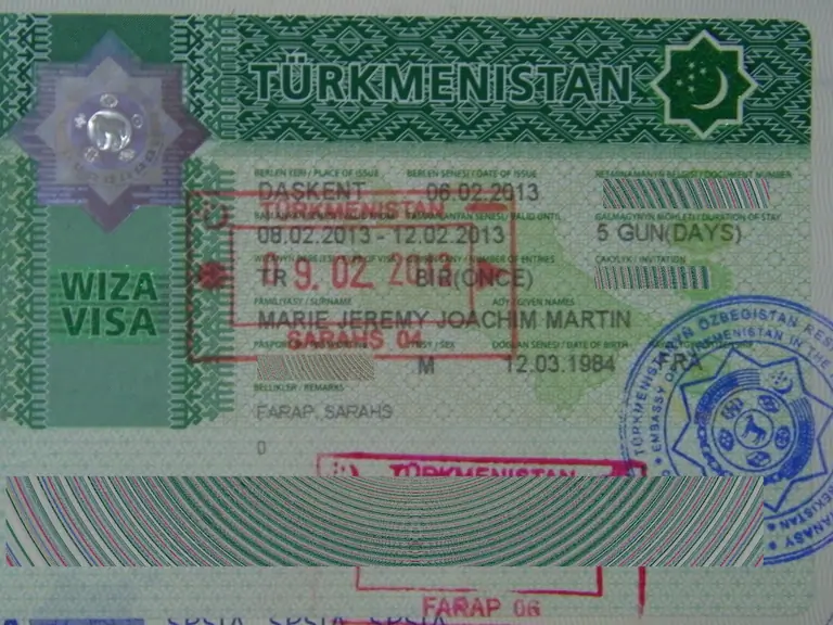 Visa Turkmenistan