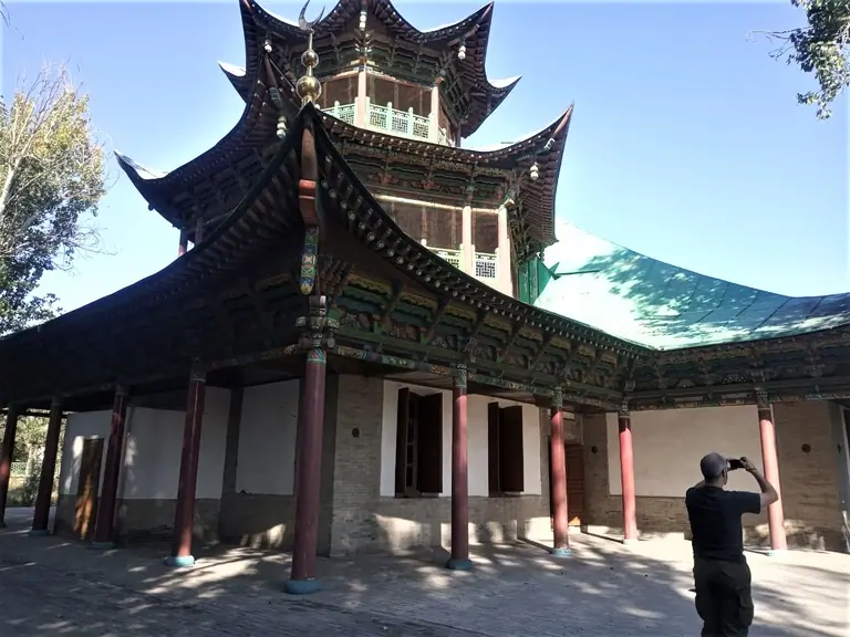 Jarkent wooden mosque