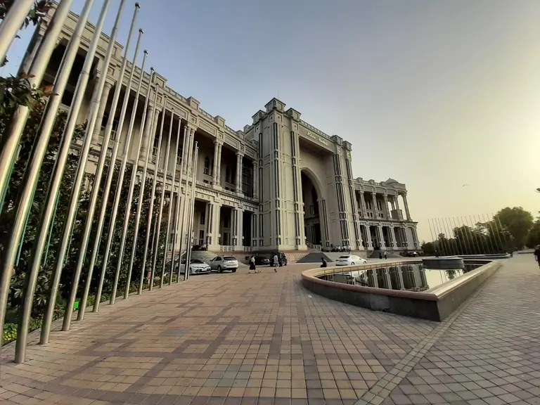 The Dushanbe tea room Kohi Navruz (Nowruz or Noruz Palace)