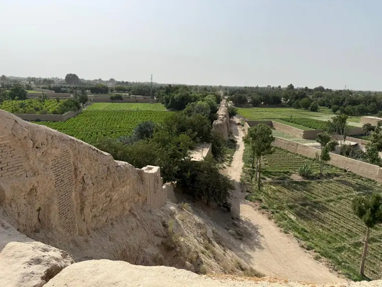 outer walls of ancient Bactra