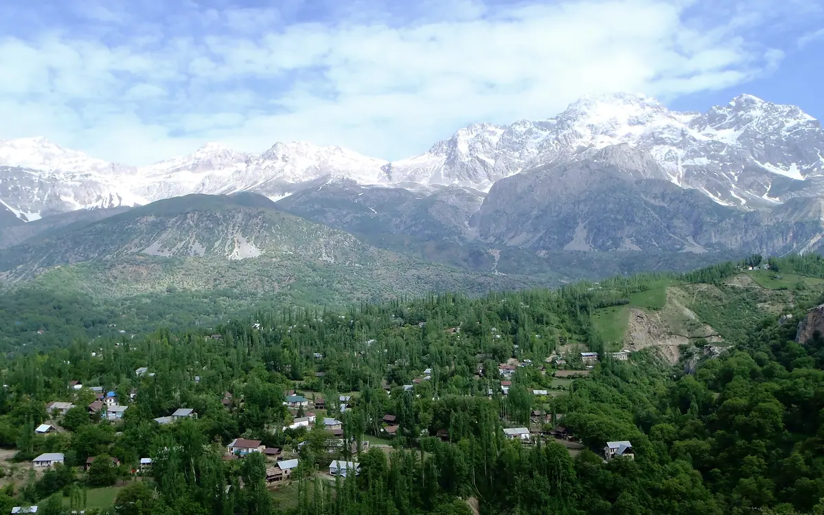 Panoramic view of Arslanbob
