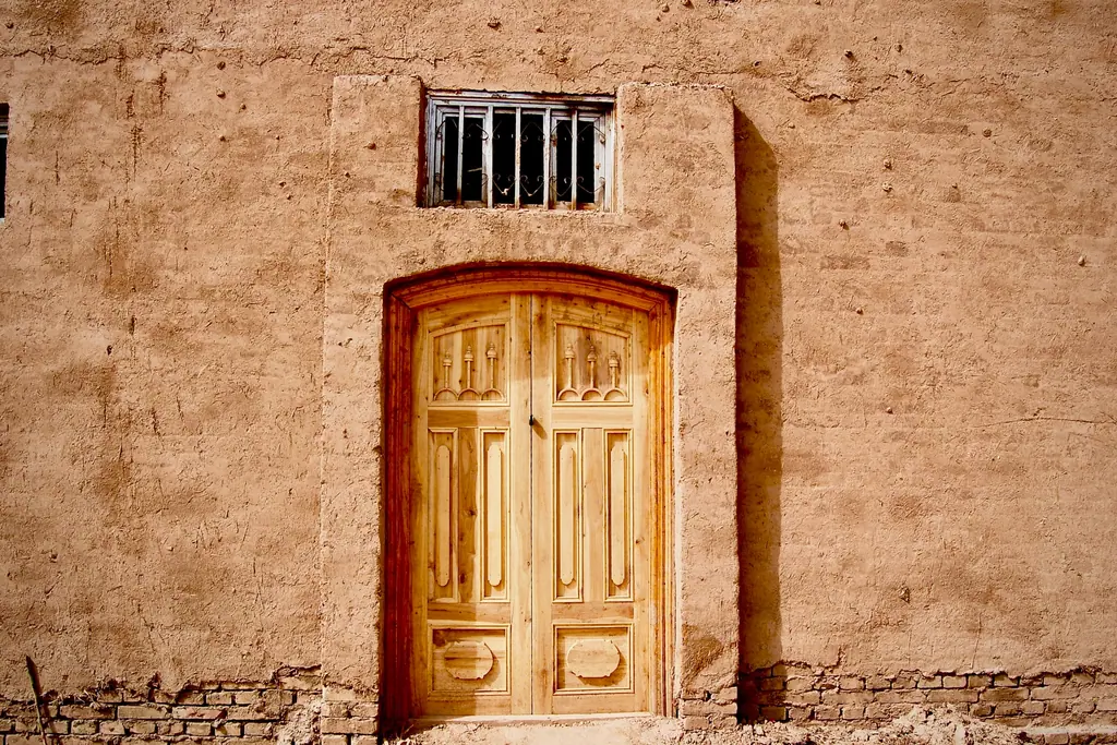 Old city of Kashgar on the Silk Road