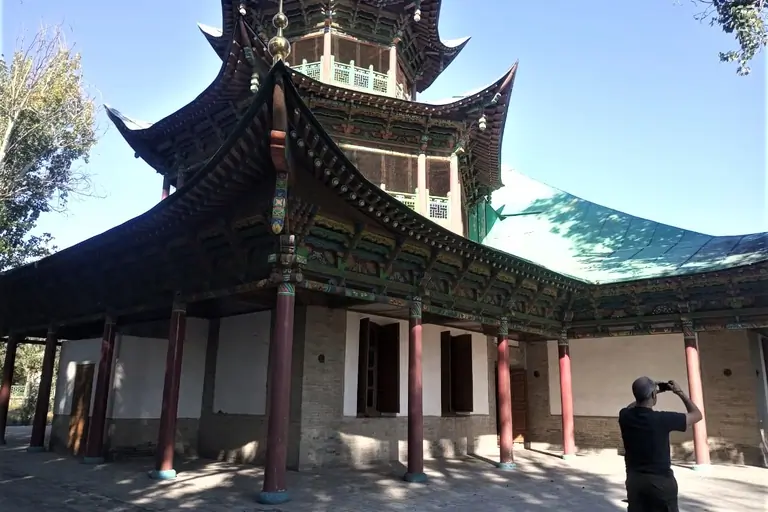Jarkent wooden mosque