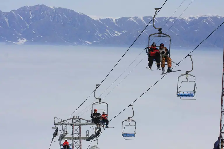 Chairlift at Orlovka ski base