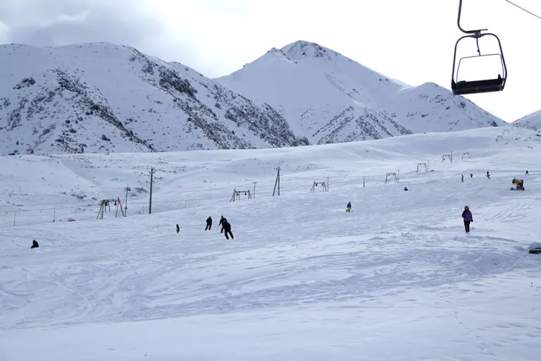 Ski slopes of Zil ski resort