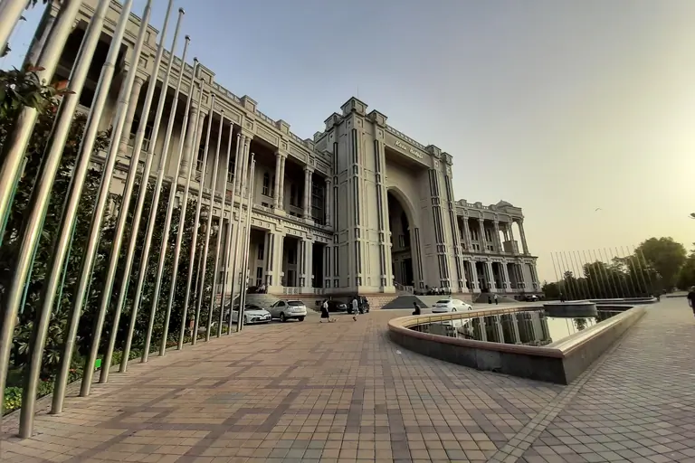 The Dushanbe tea room Kohi Navruz (Nowruz or Noruz Palace)
