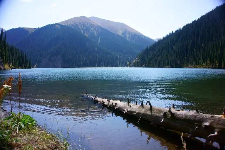 The first lake Kolsay, the second lake Kolsay