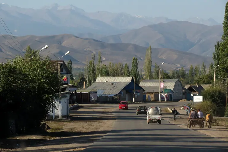 Kyzyl-Suu village