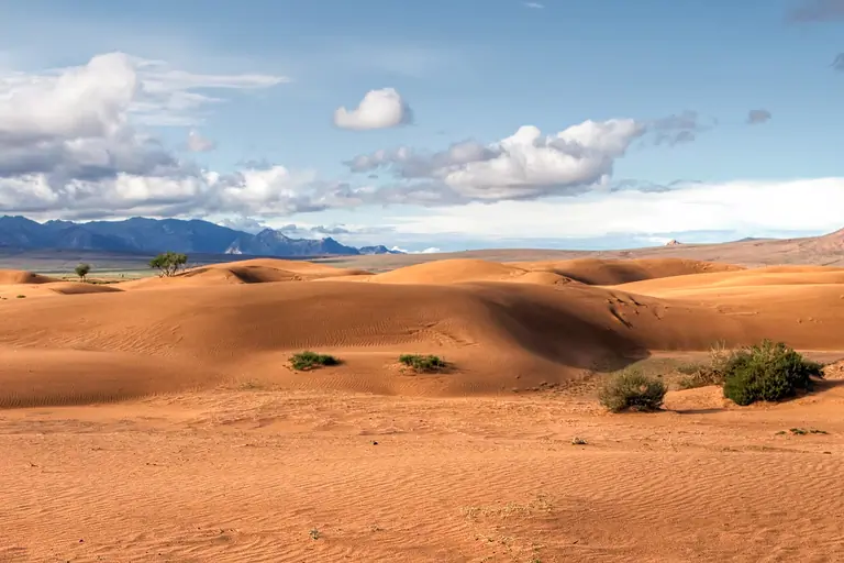 Little Gobi desert sand dunes of Elsen Tasarkhai