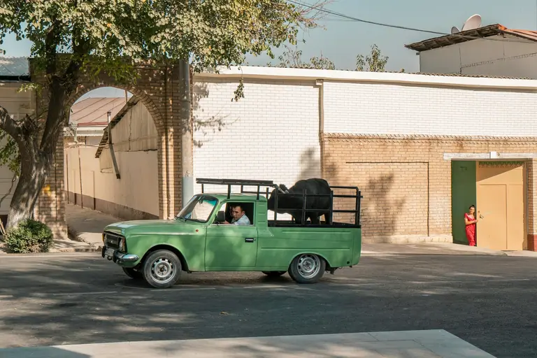 Old car in Samarkand