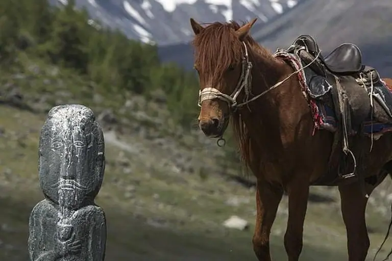 shiveet khairkhan mountain in Tavan Bogd National Park