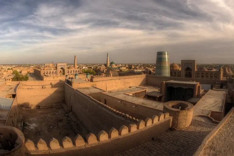 khiva sunset