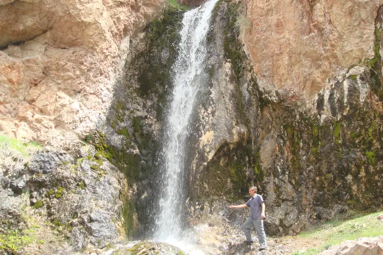 Waterfall of Ak-Tash Naryn Oblast