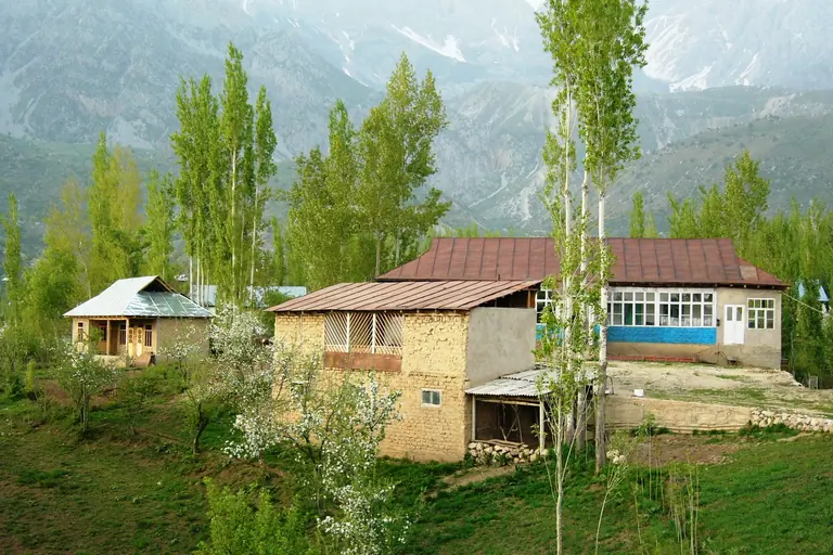 Houses in Arslanbob village
