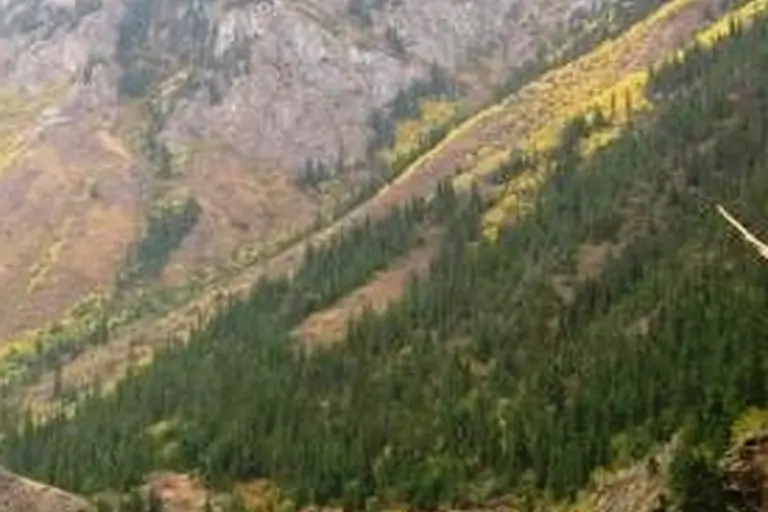 The Jeli Suu river flows in the Kitchi Naryn river