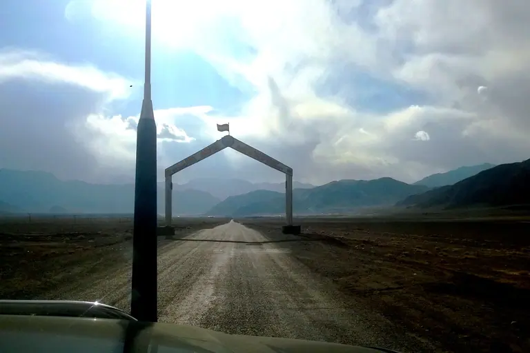 Entrance of Murghab village