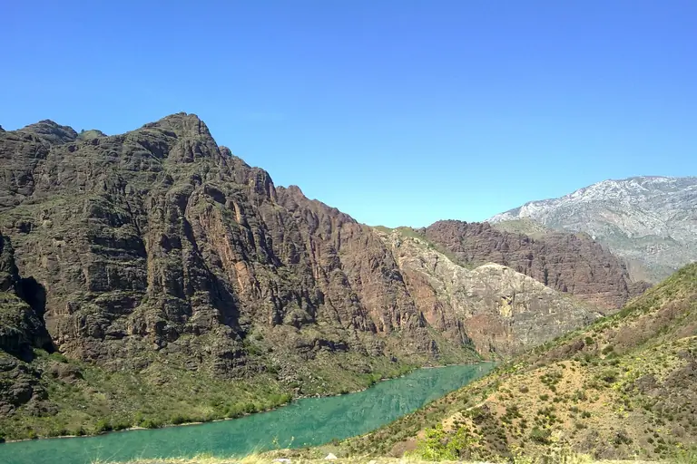 Toktogul water reservoir