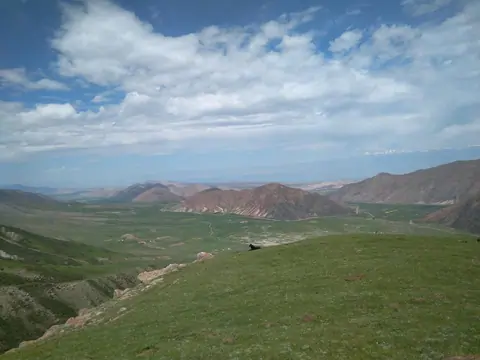 View from mountain side