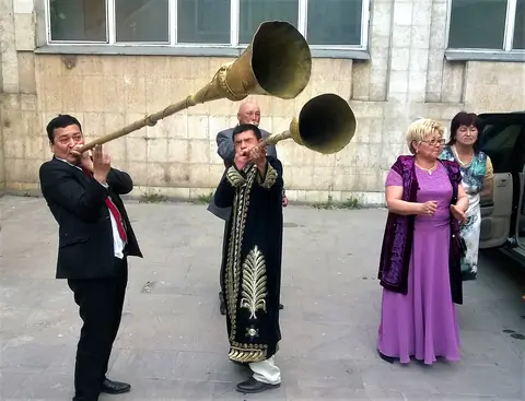 Uygur weeding party