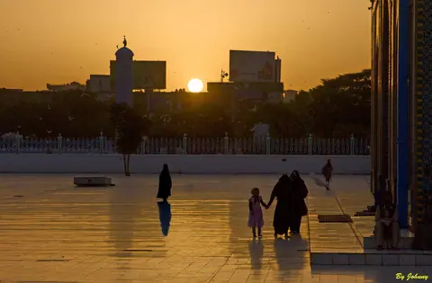 The Blue mosque of Mazar-i-Sharif