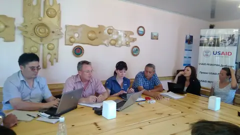 Mountain Cluster Association during a meeting in Karakol