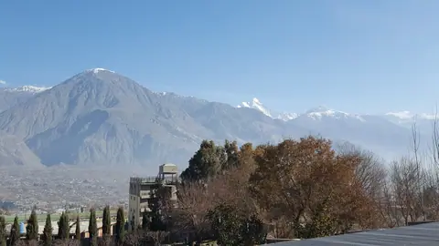 View from Serena Hotel in Gilgit