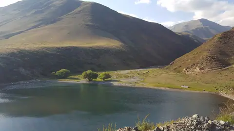 Zhashyl​​-Kel lake in Chong Kemin National park