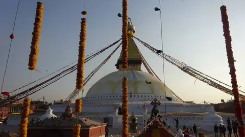 The great stupa of Katmandu