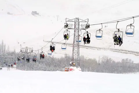 Chairlift at Orlovka ski base