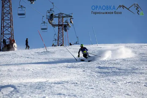 Chairlift at Orlovka ski base