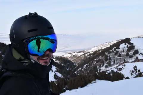 View of Bishkek from Oruu-Say ski resort