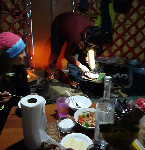 Swiss cheese raclette 