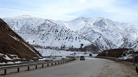 Pass of the Tashkent-Osh road