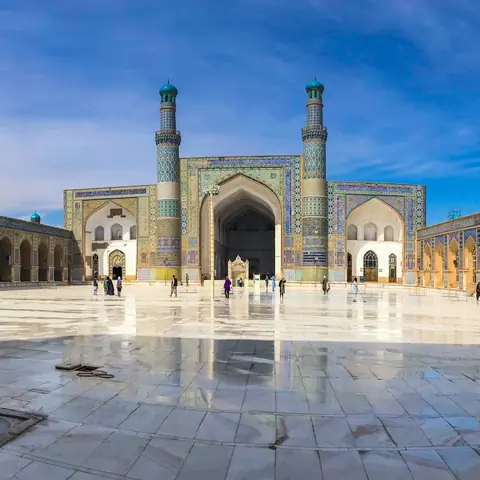 The Great Mosque of Herat (Pashto: د هرات لوی جومات ; Dari: مسجد جامع هرات, romanized: Masjid-i Jāmi‘-i Herāt)