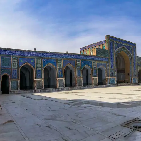 The Great Mosque of Herat (Pashto: د هرات لوی جومات ; Dari: مسجد جامع هرات, romanized: Masjid-i Jāmi‘-i Herāt)
