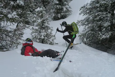 Safety first when skiing in At-Bashi