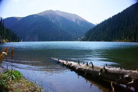 The first lake Kolsay, the second lake Kolsay