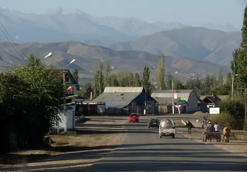 Kyzyl-Suu village