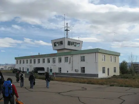 Moron airport in Mongolia