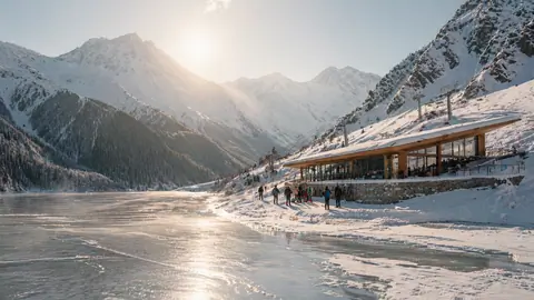 Eco-friendly ski lodge in Kazakhstan