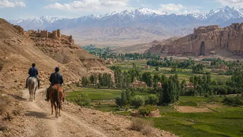 Equestrian exploration in the rugged, scenic valleys and historic sites of Bamyan, Afghanistan