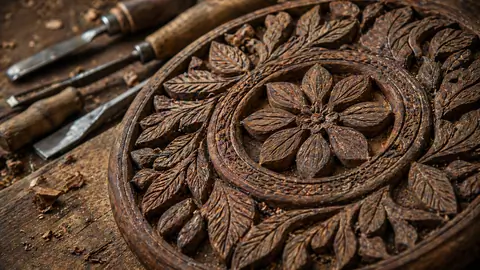 Exquisite wood carving work from Gilgit-Baltistan