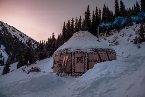 Backcountry yurt, near Karakol