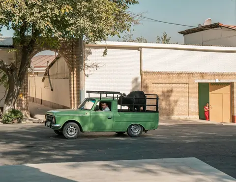 Old car in Samarkand