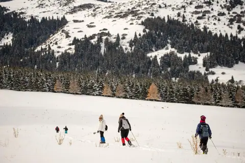 Snowshoeing Issyk Kul, Kyrgyzstan