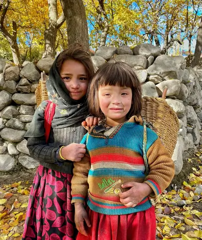 Cute Childrens from village, Gilgit-Baltistan