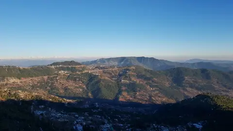 Aerial photo above Pindi Point, Murree, Pakistan