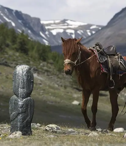 shiveet khairkhan mountain in Tavan Bogd National Park